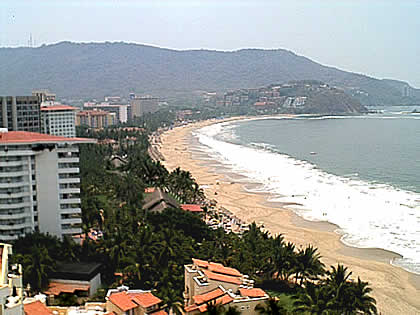 Playa el Palmar en Ixtapa