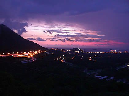 Atardecer en carretera Ixtapa/Zihuatanejo