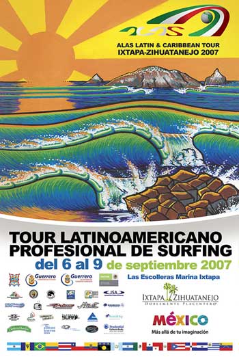 Latin Wings Surf Contest in Ixtapa