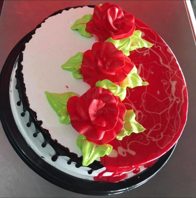 Pastel de Rosas