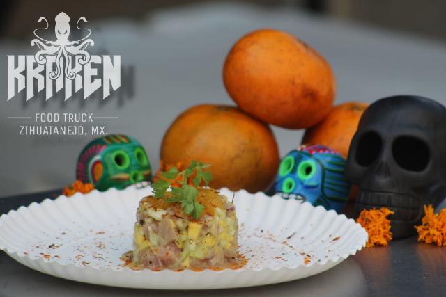 Kraken Tartar de Día de Muertos