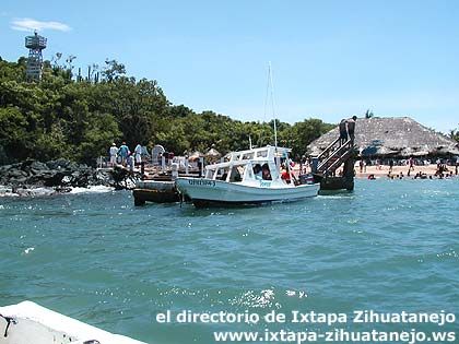 Muelle de la isla (acceso a la Isla de Ixtapa)
