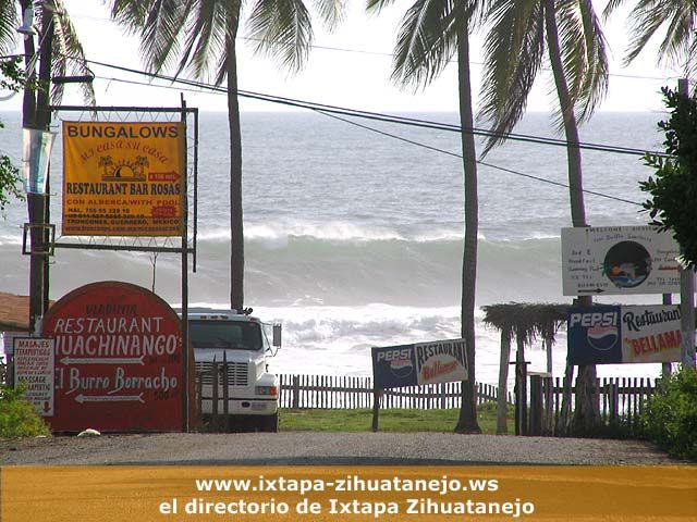 Entrada a Troncones